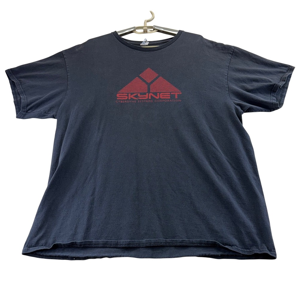 Delta T-Shirt Mens XL Black Skynet Cyberdyne Systems Terminator Movie Graphic